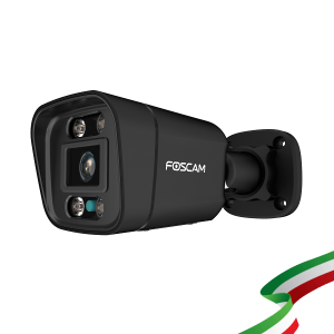 Telecamera IP Spotlight Foscam V5EP con faro LED e sirena integrati, 5 Megapixel POE