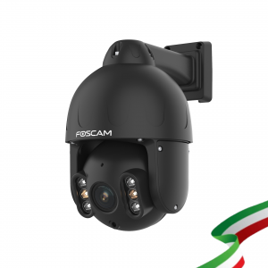 Foscam SD8EP Telecamera IP PoE da 8MP motorizzata, audio bidirezionale e allarme sonoro e luminoso